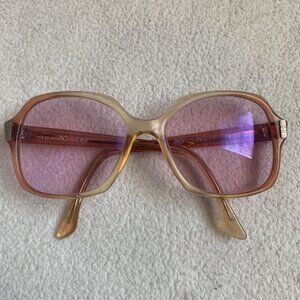 AMERICAN OPTICAL AO Flexi-fit 6M Aviator RARE Burgundy Fade Eyeglasses